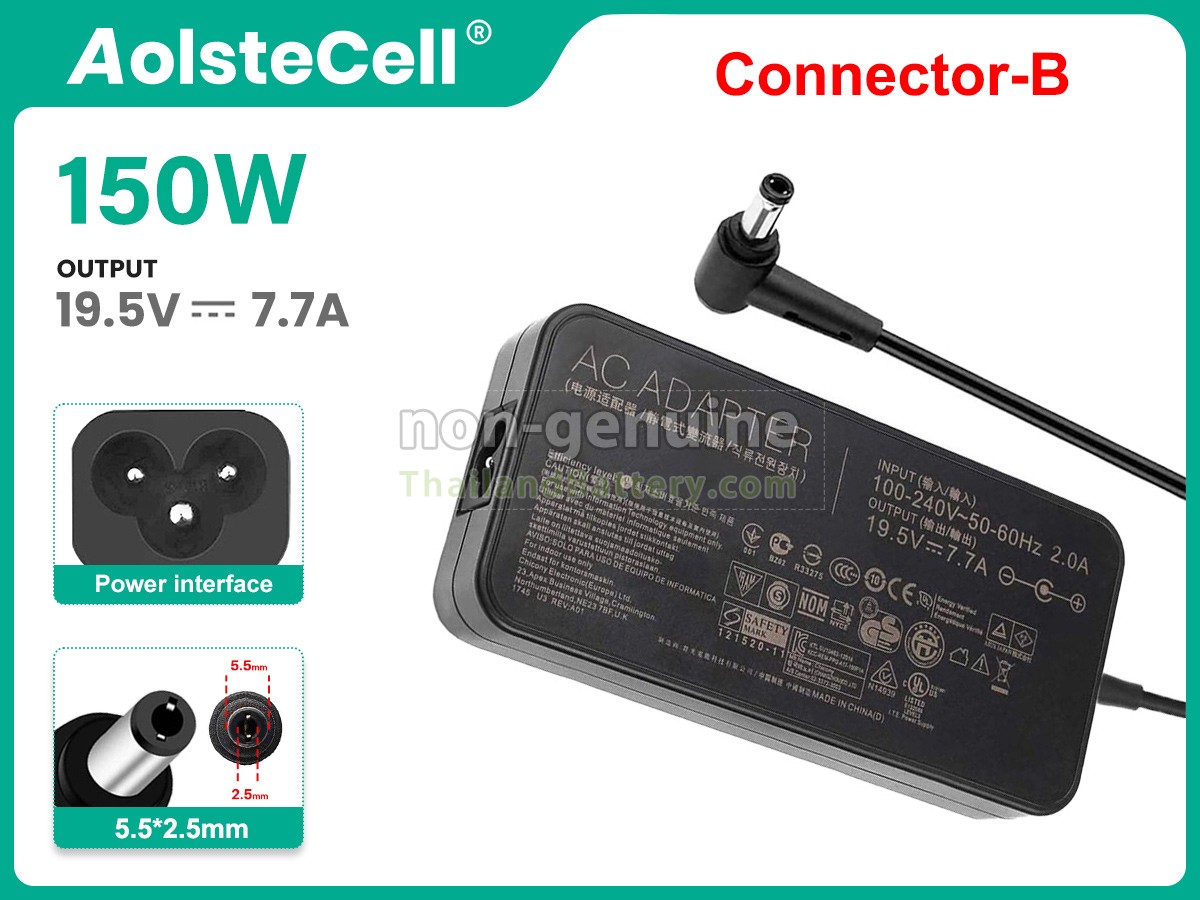 อะแดปเตอร์สำหรับ Asus A18-150P1A