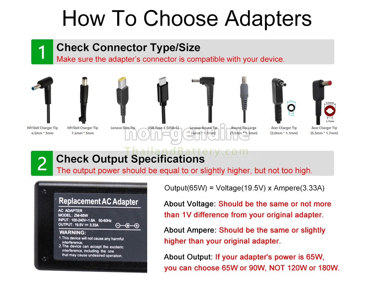 อะแดปเตอร์สำหรับ Asus A18-150P1A