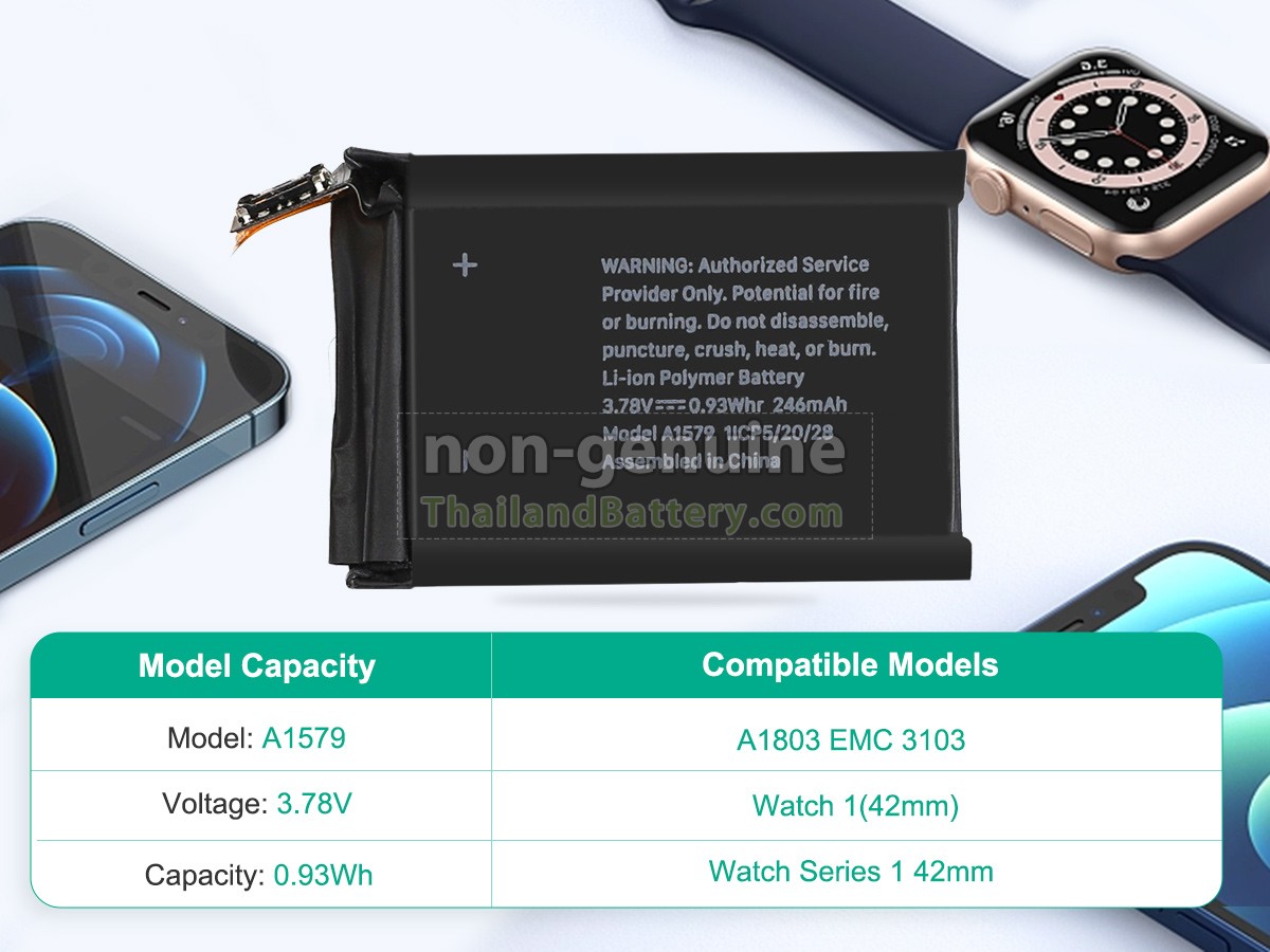 แบตเตอรี่สำหรับ Apple MJ3N2