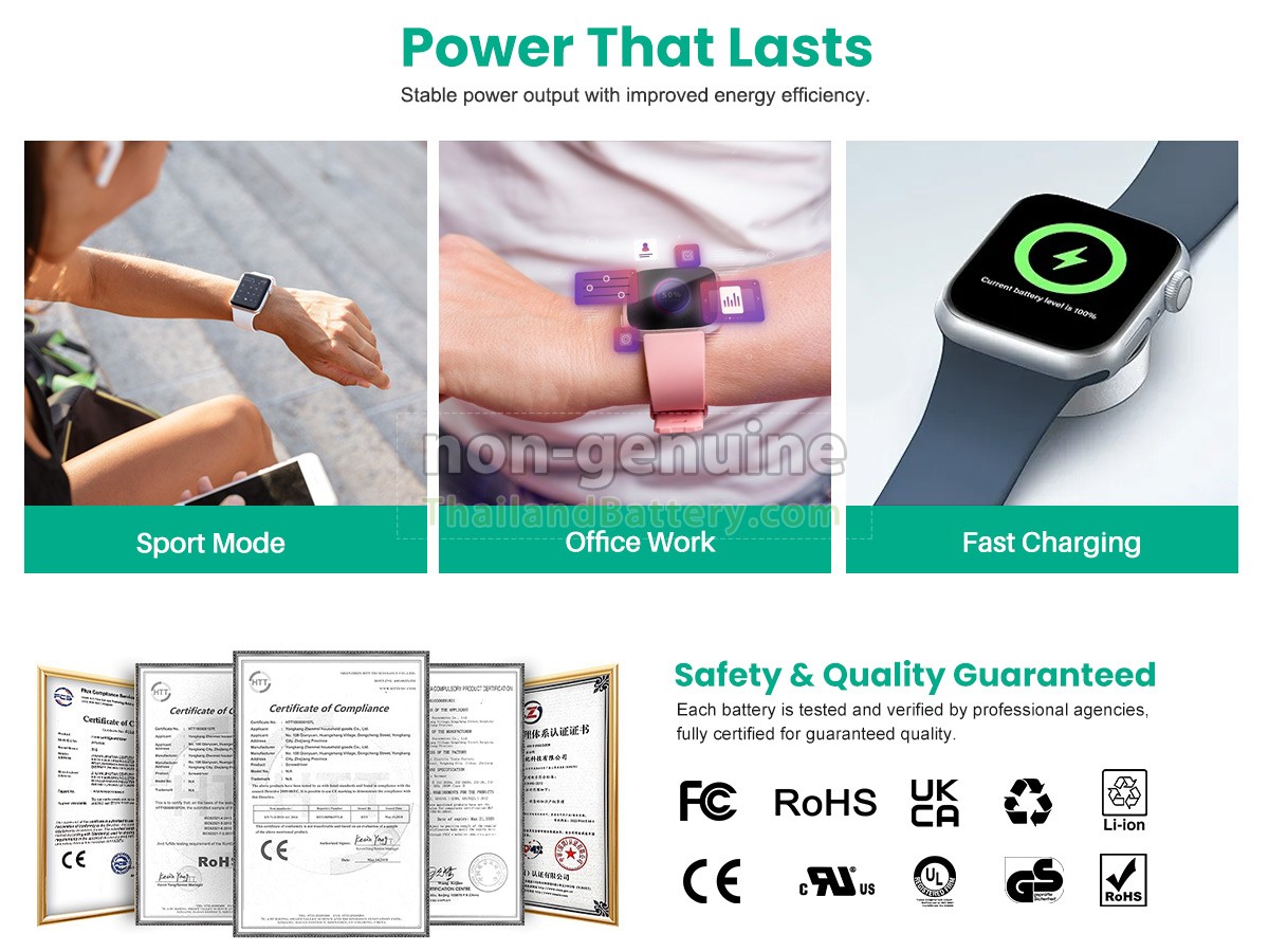 แบตเตอรี่สำหรับ Apple A2375 EMC 3481