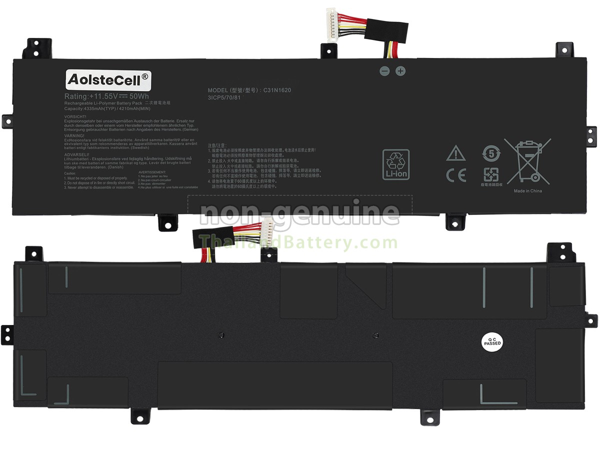 แบตเตอรี่สำหรับ Asus Pro P5440FA-BM0256