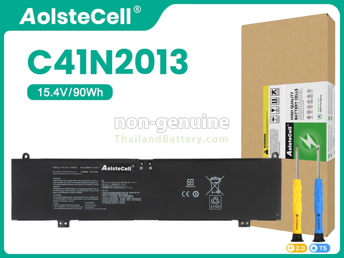 แบตเตอรี่สำหรับ Asus C41N2013(4ICP5/63/133)