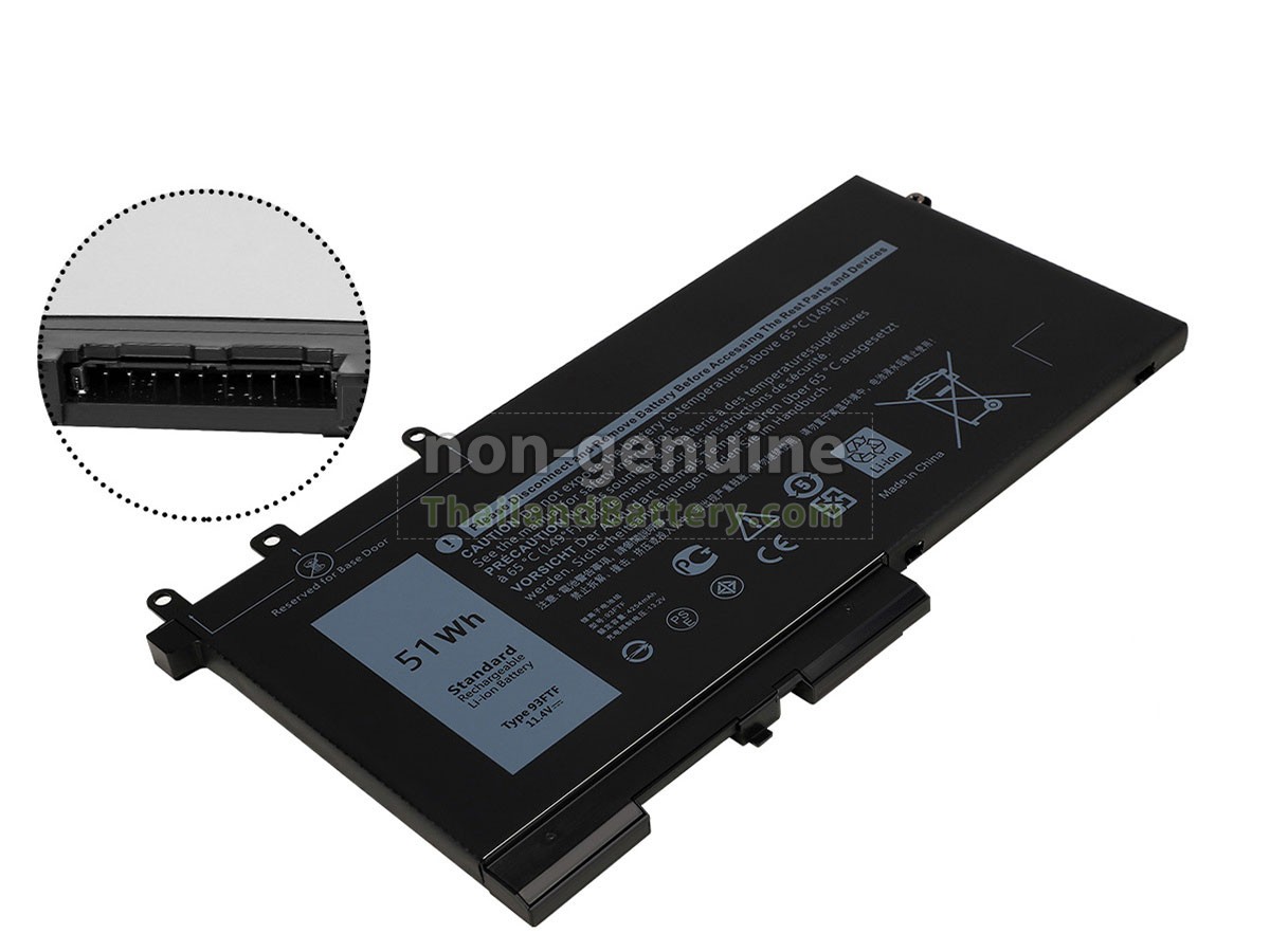 แบตเตอรี่สำหรับ Dell 93FTF