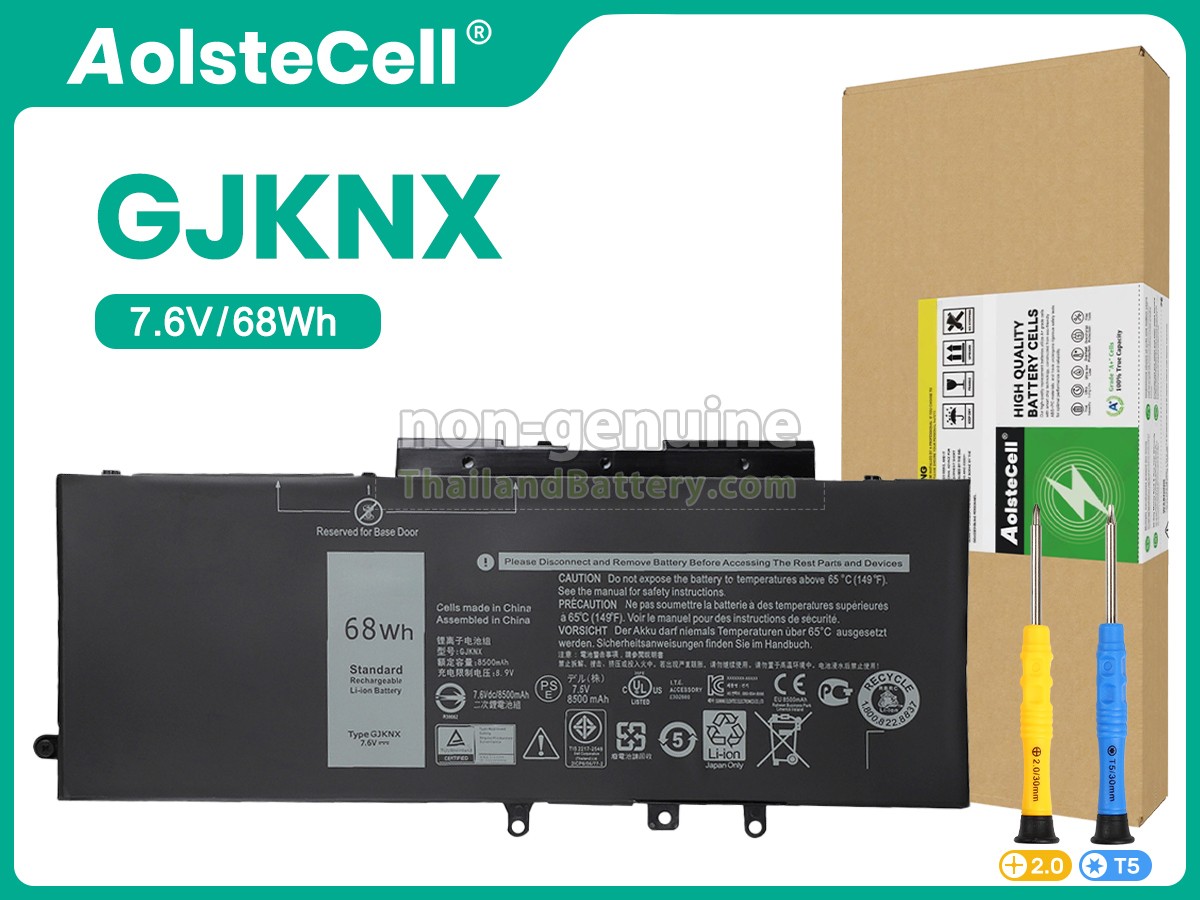 แบตเตอรี่สำหรับ Dell 0GJKNX