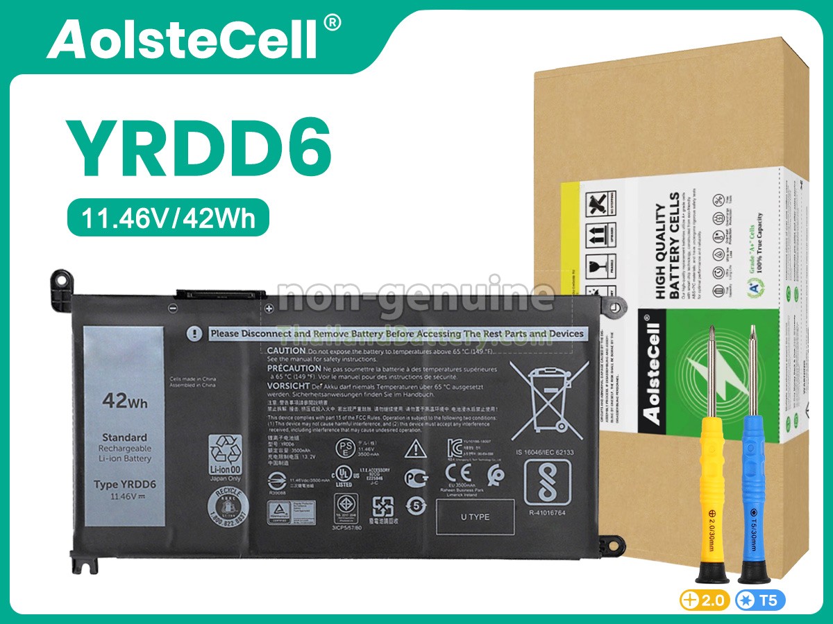 แบตเตอรี่สำหรับ Dell Inspiron 5482 2-IN-1