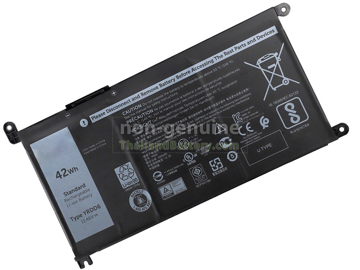 แบตเตอรี่สำหรับ Dell Inspiron 5482 2-IN-1