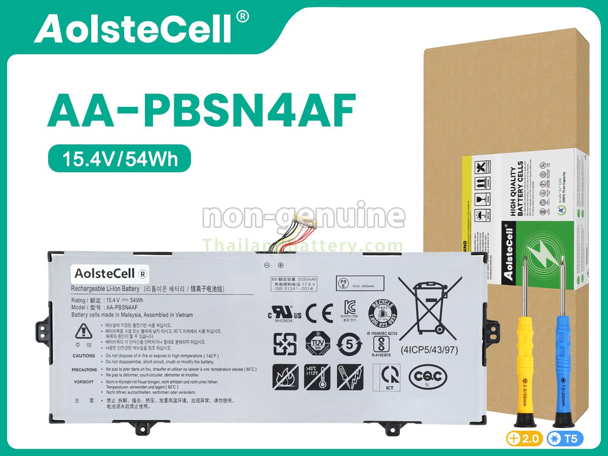 แบตเตอรี่สำหรับ Samsung NT930SBE-K38A