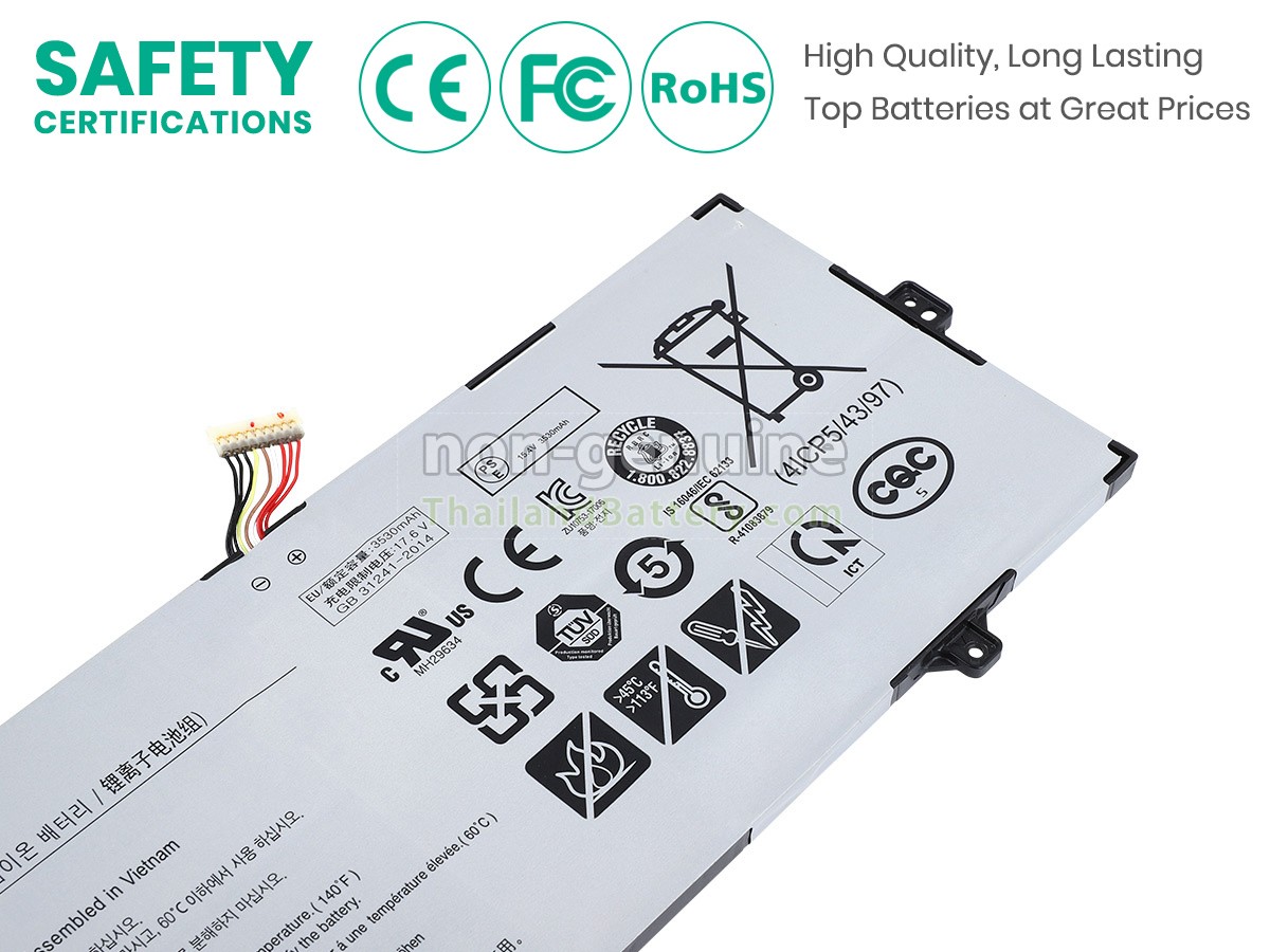 แบตเตอรี่สำหรับ Samsung NT930SBE-K38A