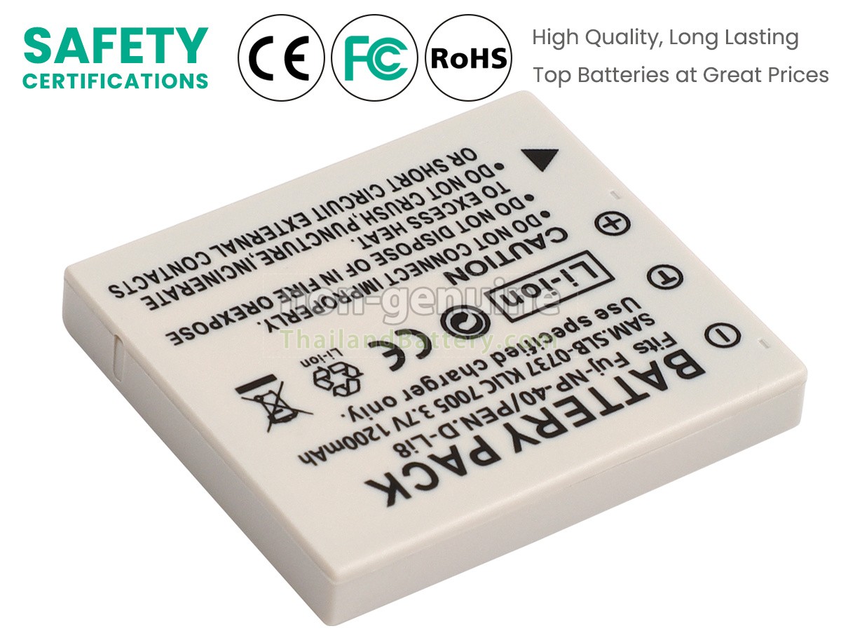 แบตเตอรี่สำหรับ Samsung KODAK KLIC-7005